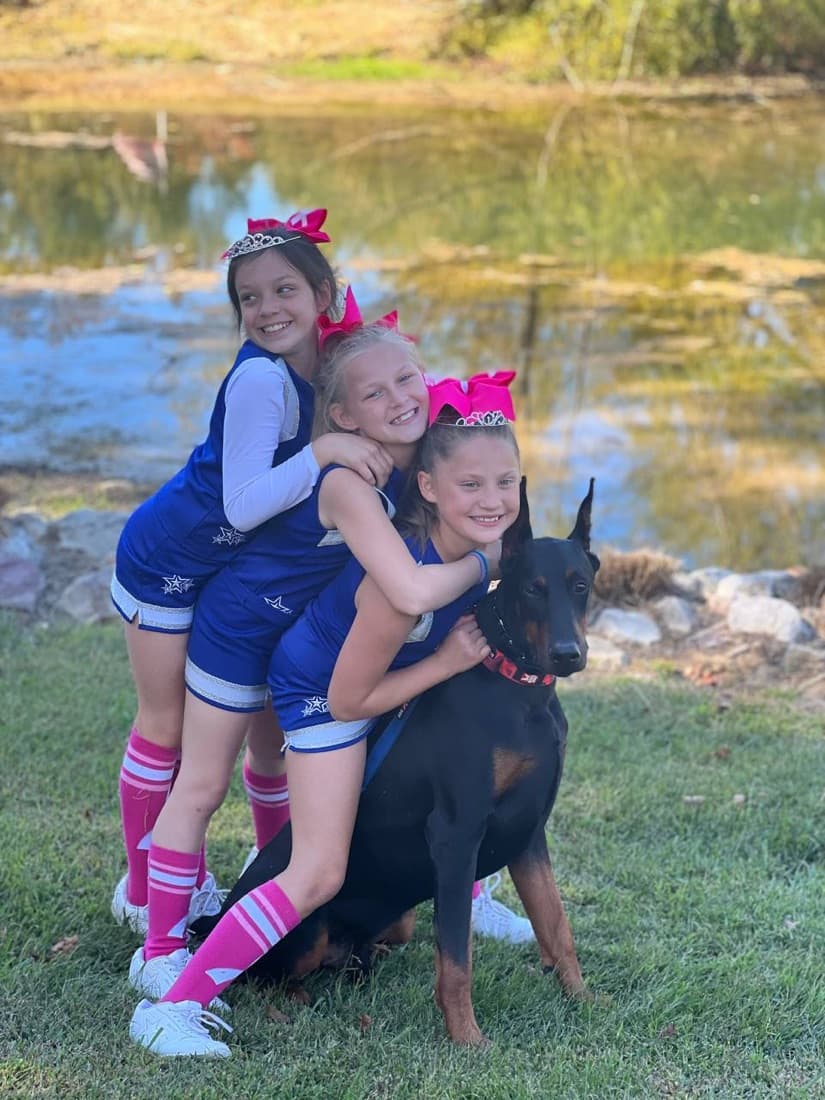 A High Point family with their Doberman 1