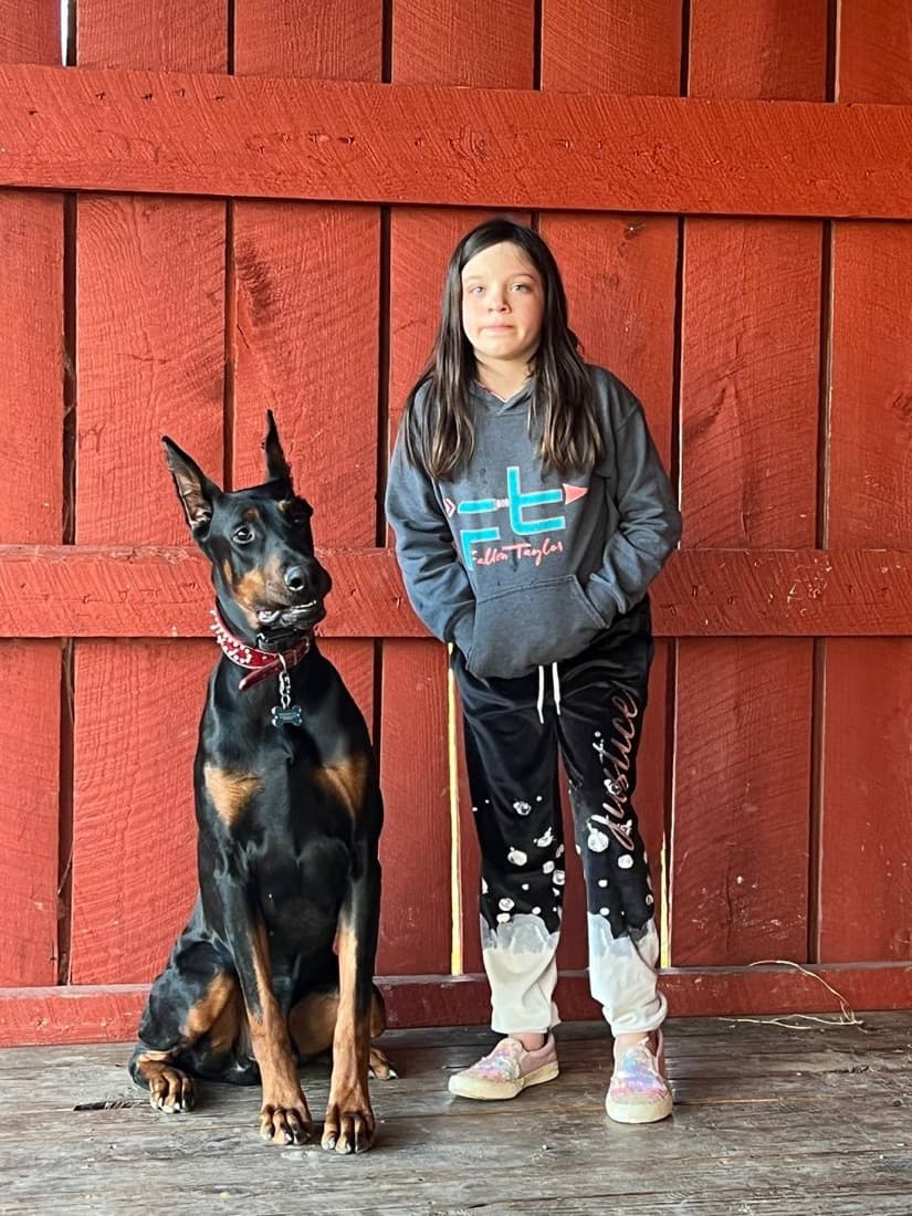 A High Point family with their Doberman 4